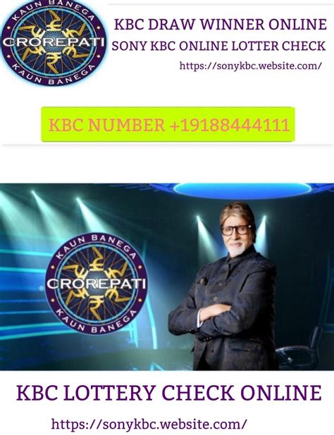 KBC Lottery Winner – KBC Lottery News.